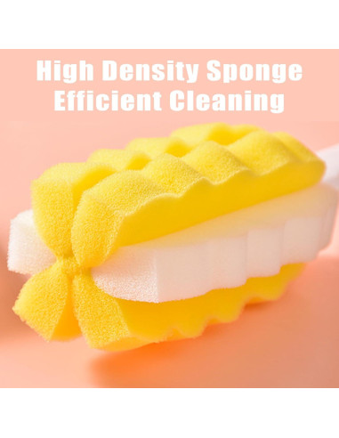 Cabezas de esponja de reemplazo INVODA para cepillo de botella x8