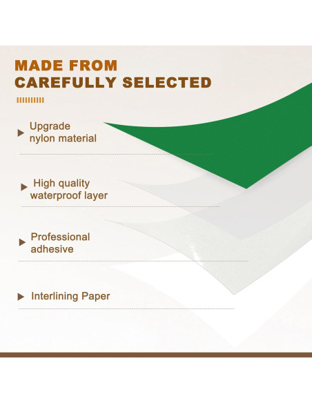 Parche de reparación Azobur para chaquetas de plumas - 2 piezas, impermeable, autoadhesivo, nylon