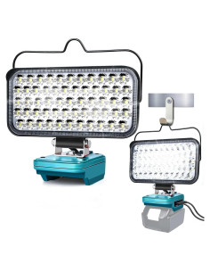 Luz de Trabajo LED WQOXF 174W 6800LM Inalámbrica 18V
