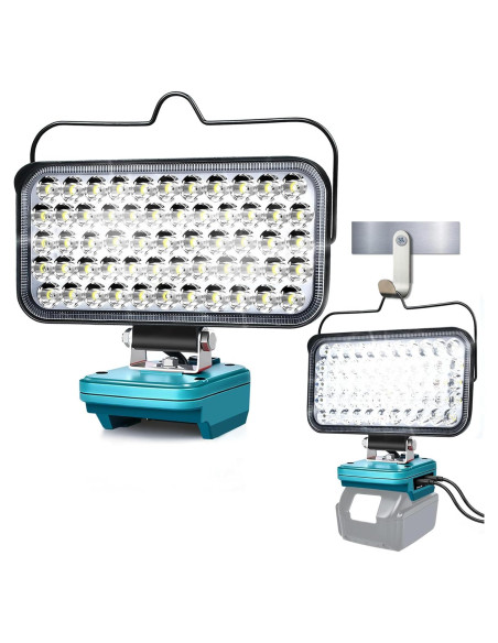 Luz de Trabajo LED WQOXF 174W 6800LM Inalámbrica 18V