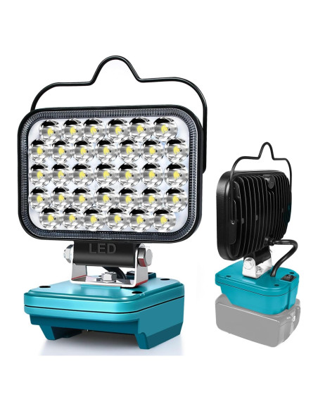 Luz de trabajo LED Makita 18V 3600LM portátil azul