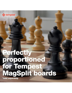 Conjunto de Ajedrez Tempest Reykjavik 1972 - Profesional, Madera 2