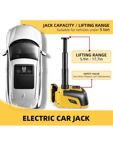Gato Eléctrico STANDTALL SY-001 5 Toneladas Inalámbrico
