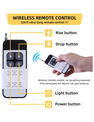 Gato Eléctrico STANDTALL SY-001 5 Toneladas Inalámbrico