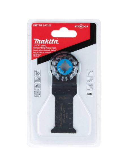 Cuchilla de Inmersión Starlock Makita B-67103 32mm Metal