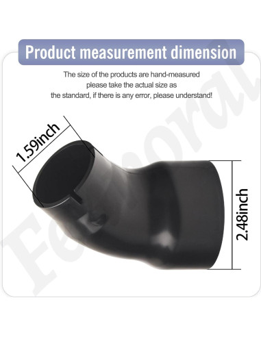 Adaptador de Aspiradora para Sierra Ingletadora Makita 6.35 cm