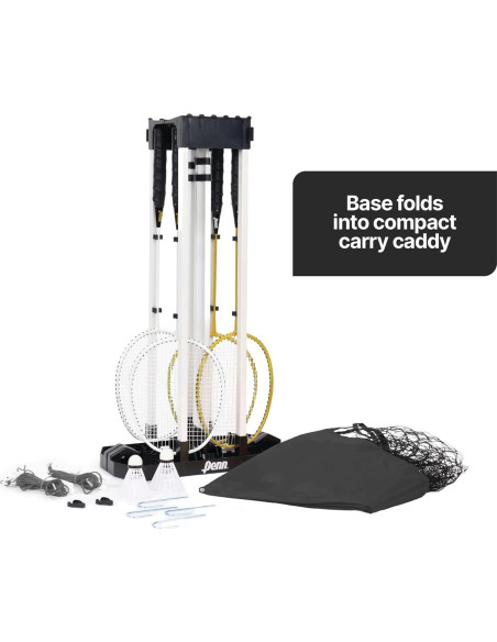 Conjunto de bádminton EastPoint Sports - Fácil Instalación, 4 Raquetas