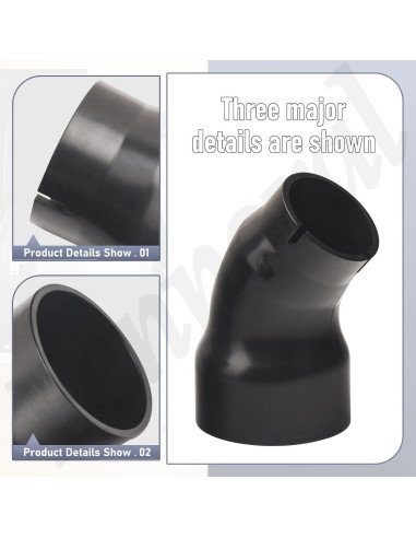 Adaptador de Aspiradora para Sierra Ingletadora Makita 6.35 cm