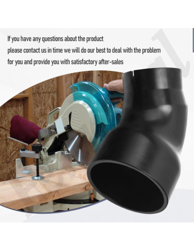 Adaptador de Aspiradora para Sierra Ingletadora Makita 6.35 cm