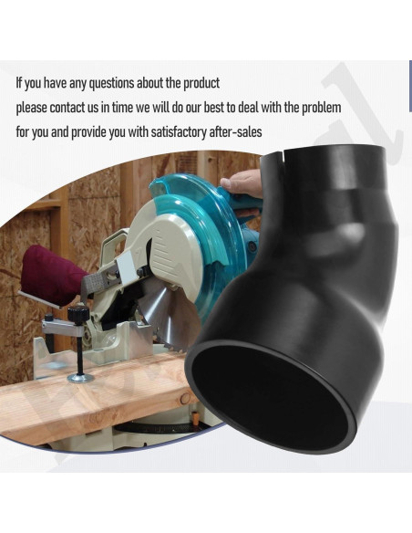 Adaptador de Aspiradora para Sierra Ingletadora Makita 6.35 cm