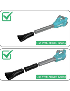 Adaptador y Boquilla para Soplador Makita NOVINO 191B21-6 2