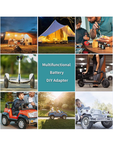 Adaptador Power Wheels Fiihio para batería Makita 18V - 31.75 cm