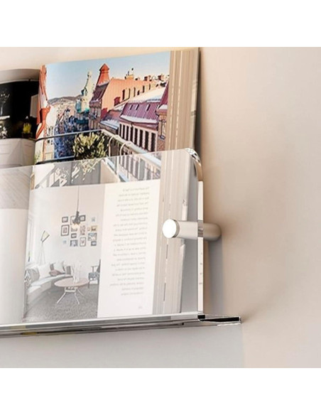 Soporte de Folletos Acrílico Cutora 3 Piezas Montaje en Pared