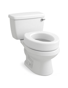 Elevador de Asiento de Inodoro Carex Redondo 8.9 cm 136 kg