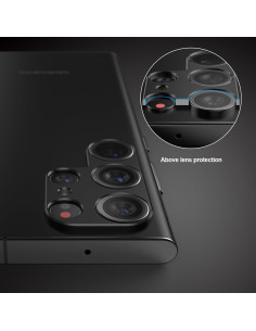 Protector de Lente de Cámara Kismer para Samsung S23 Ultra - 2 Piezas 2
