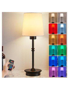 Lámpara de Mesa Inalámbrica Recargable A1A9 LED 13 Colores