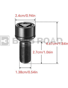 Cerradura de Tuerca de Rueda BINB ROAD para Mercedes-Benz 2