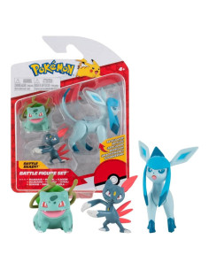 Paquete de Figuras de Batalla Pokémon Jazwares 3 Piezas