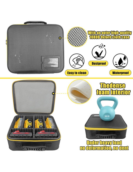 Funda de transporte YAMTO para baterías de herramientas grandes