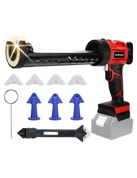 Pistola de Calafateo Inalámbrica Makita 20V con LED