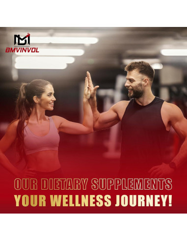 Suplemento de Berberina HCl BMVINVOL - 60 Cápsulas 6 en 1