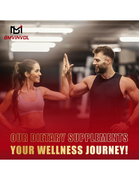 Suplemento de Berberina HCl BMVINVOL - 60 Cápsulas 6 en 1