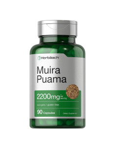 Extracto de raíz de Muira Puama Horbaach 2200 mg - 90 Cápsulas