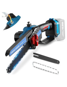 Mini sierra de cadena Makita 18V 2-en-1 6 y 8 pulgadas