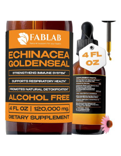 Extracto Líquido de Equinácea y Sello Dorado FabLab 118ml
