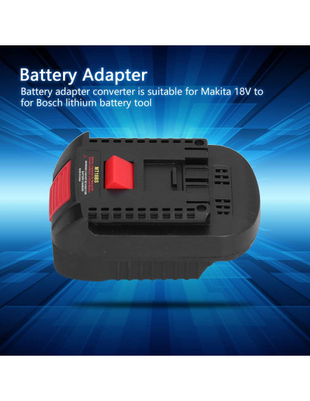 Adaptador de Batería 18V FTVOGUE para Makita y Bosch