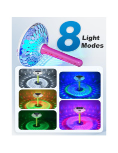 Termómetro de piscina BALDR flotante solar IPX7 RGBW 2