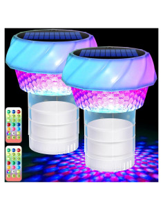 Flotador de Cloro Solar Blansong 2 Unidades con Control Remoto