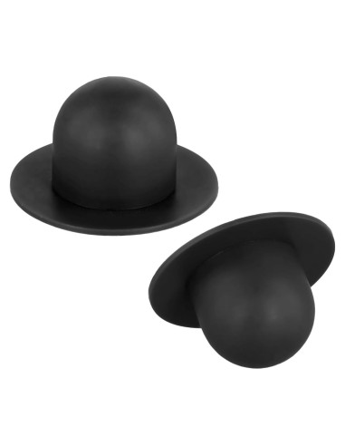 2 Tapones de Reemplazo para Piscina Intex y Coleman PVC Negro