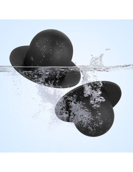 2 Tapones de Reemplazo para Piscina Intex y Coleman PVC Negro