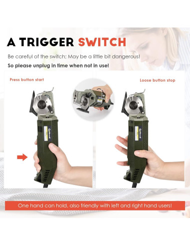 Cortador de Tela Eléctrico CGOLDENWALL CNA 623 20mm