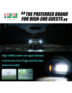 Kit de Luces para Carritos de Golf 12V 9.99WORLD MALL Universal 2