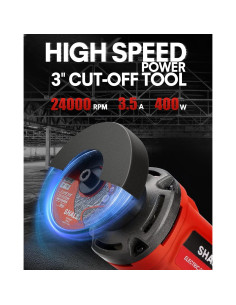Cortadora Eléctrica SHALL 3" 400W 24000 RPM para Metal 2