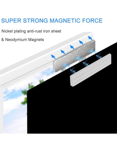 Cierre Magnético para Cortinas Blackout BirdNest 12 Pares