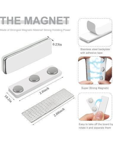 Cierre Magnético para Cortinas Blackout BirdNest 12 Pares