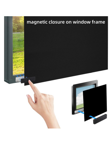 Cierre Magnético para Cortinas Blackout BirdNest 12 Pares