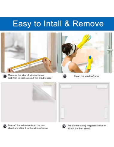 Cierre Magnético para Cortinas Blackout BirdNest 12 Pares