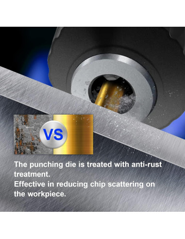 Kit de Punzón y Troquel JOMBULL para Nibbler Eléctrico