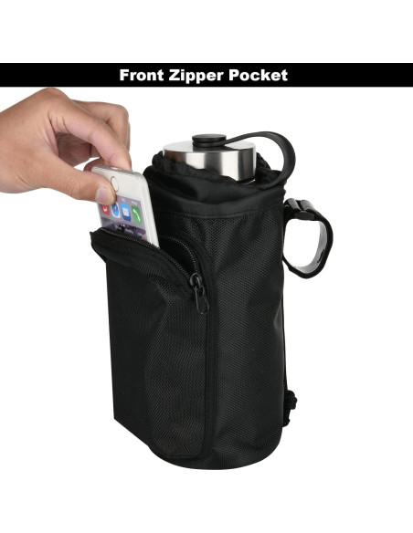 Bolsa Soporte para Botella de Agua Cosmos 40 oz Negra