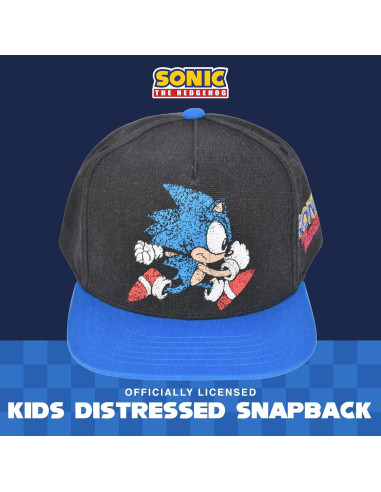 Gorra de béisbol ajustable Sonic the Hedgehog para niños