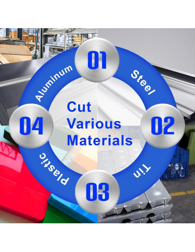 Kit de Punzón y Troquel JOMBULL para Nibbler Eléctrico