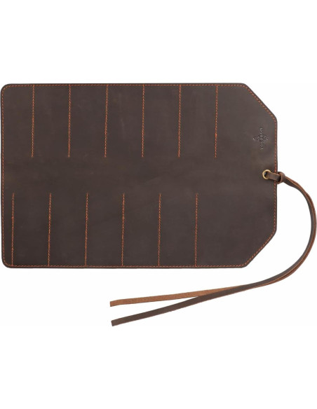 Bolsa de Almacenamiento para Herramientas Tourbon de Cuero 10 Compartimentos