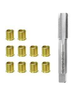 Kit de Reparación de Roscas de Bujía JNXIJ M14x1.25 11 PCS