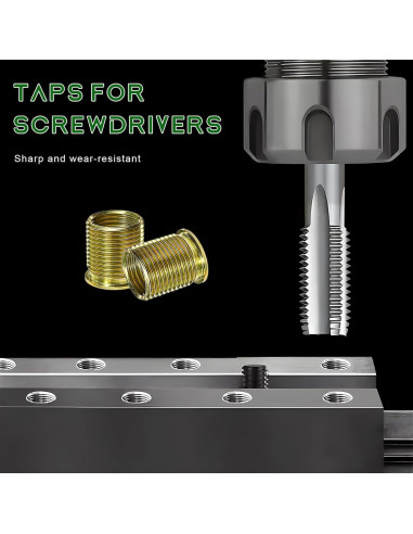 Kit de Reparación de Roscas de Bujía JNXIJ M14x1.25 11 PCS