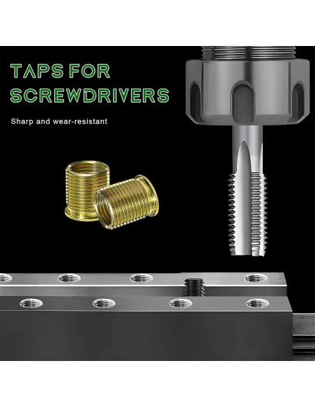 Kit de Reparación de Roscas de Bujía JNXIJ M14x1.25 11 PCS