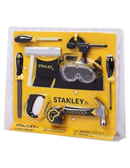 Juego de Herramientas para Niños Stanley Jr. 10 Piezas